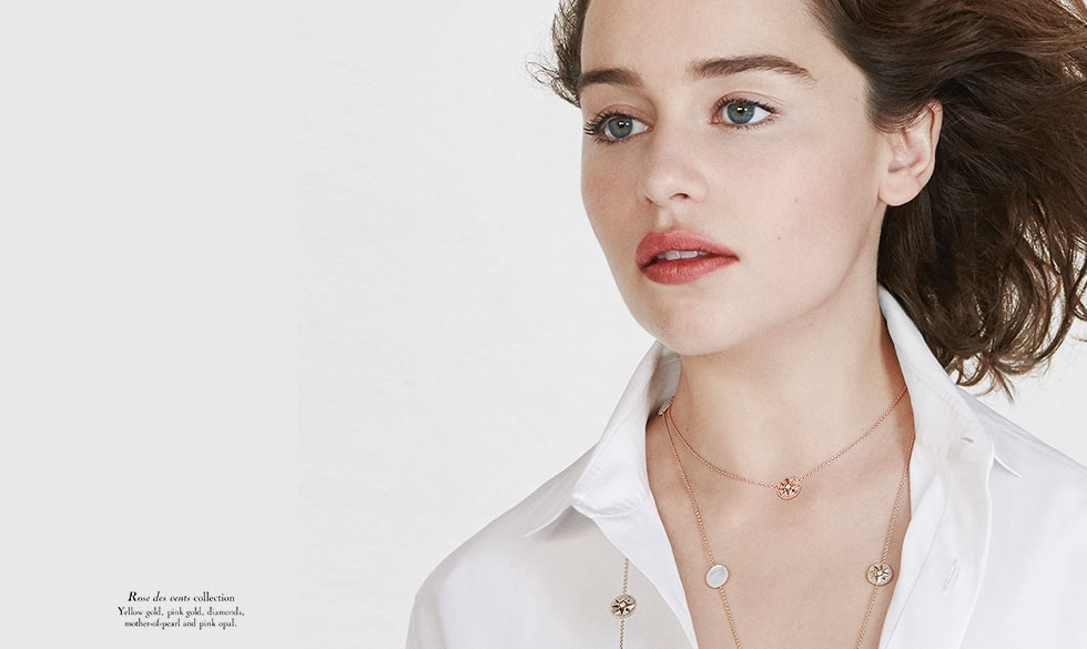 Emilia Clarke – the New Face of Rose des Vents Collection by Dior