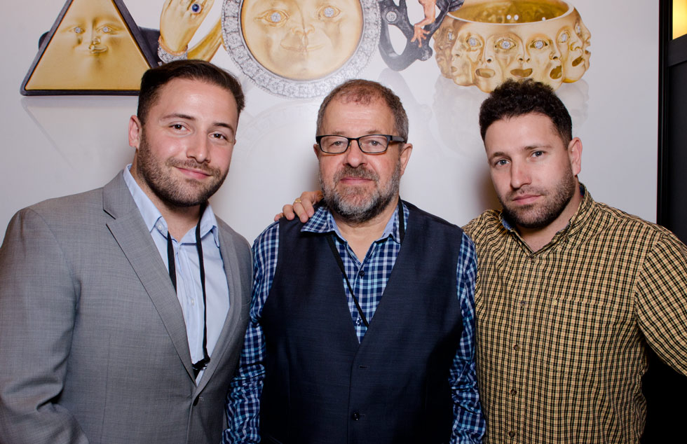From left to right: David, Anthony and Max