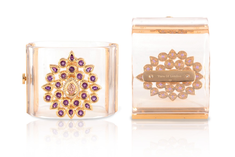 The Fleur de Chine Cuff by Vara Of London