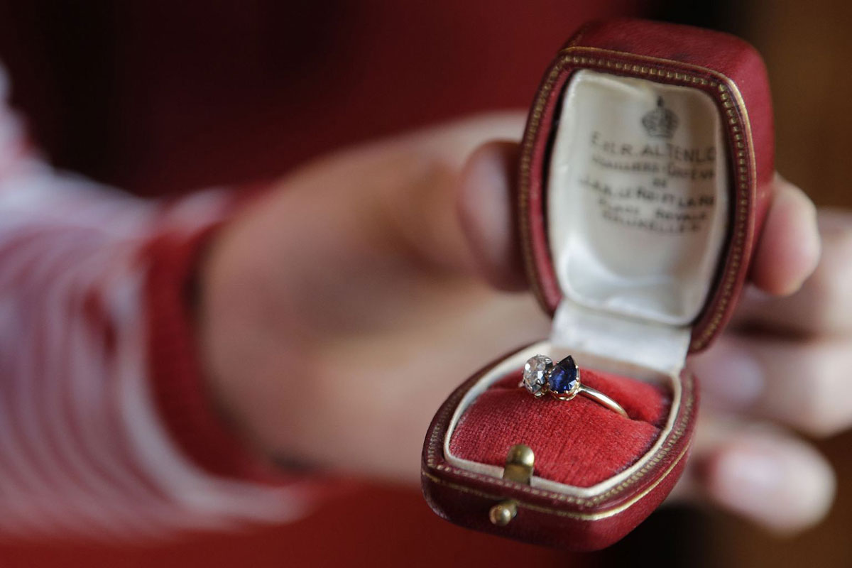 Помолвочное кольцо Наполеона и Жозефины