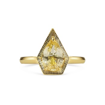 Rachel Boston 18ct Yellow Gold & Sapphire Tuy Ring