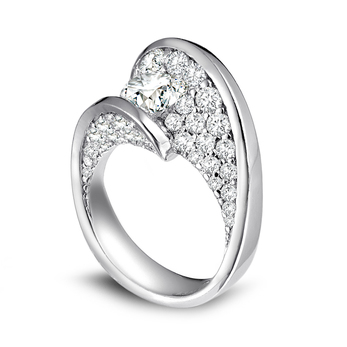 Is That a Glittering Snowstorm or Diamonds in a Pavé Setting?