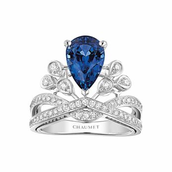 Aigrette Impériale Joséphine pear-shaped sapphire ring 