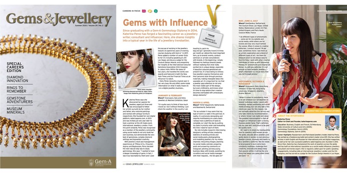 Gems with Influence article by Rachael Taylor 