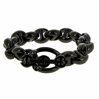 Black Antiquate bracelet in black gold and black diamonds