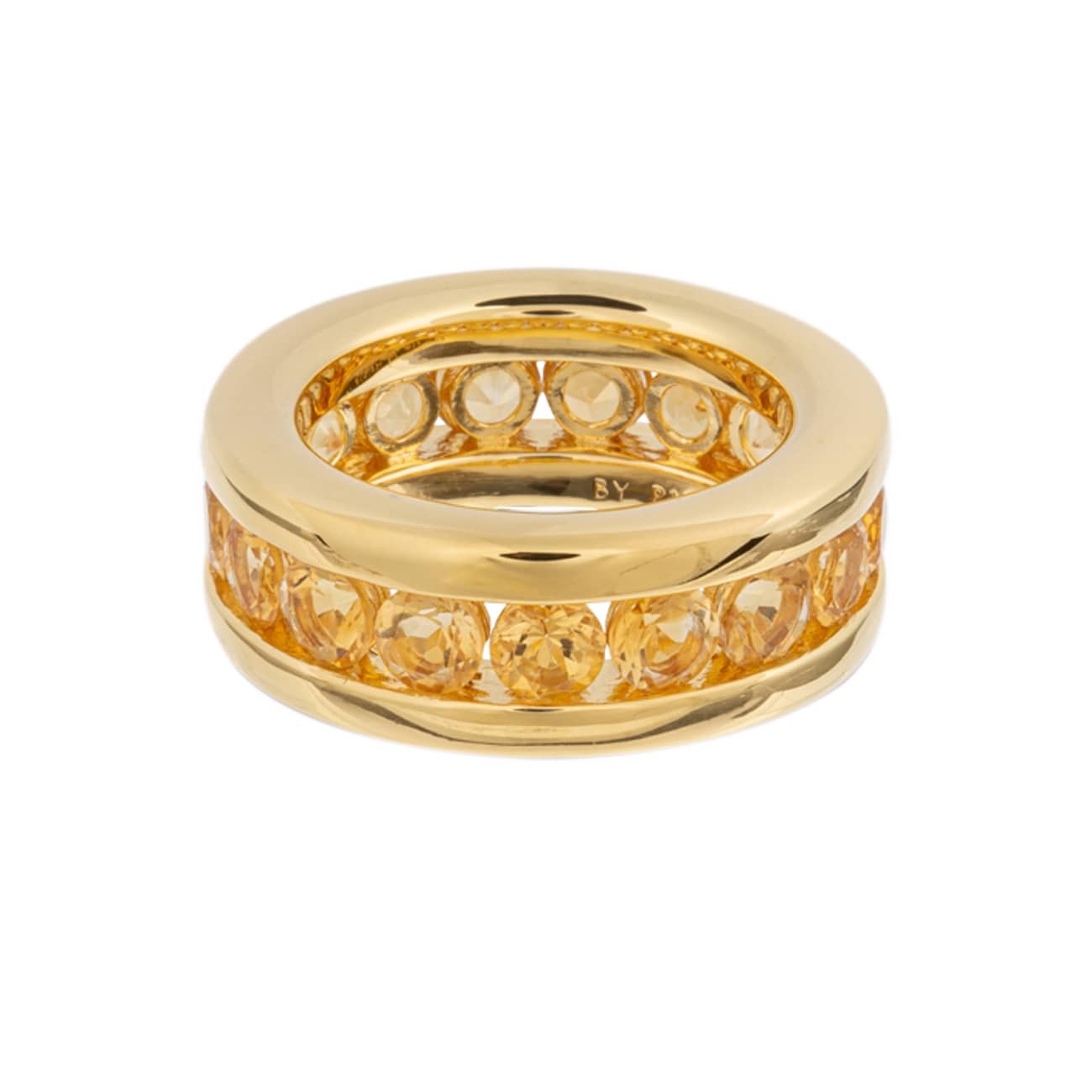 <p>The Robyn Cocktail ring in gold vermeil, sterling silver and citrine</p>
