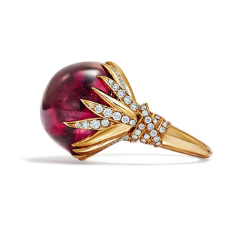 Кольцо Tiffany с рубеллитами