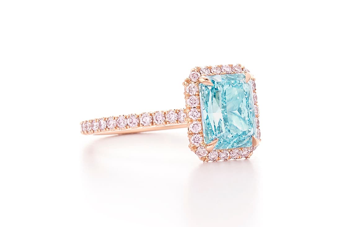 April birthstone fancy coloured diamond fine jewellery